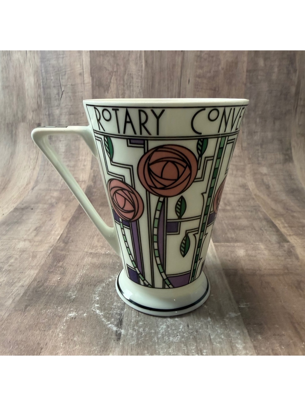 Rotary Convention Glasgow 1997 Coffee Cup Mackintosh Wren England Bone China Cup